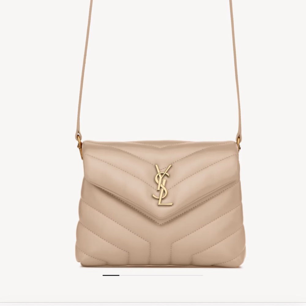 saint Laurent  Lou lou bag in beige